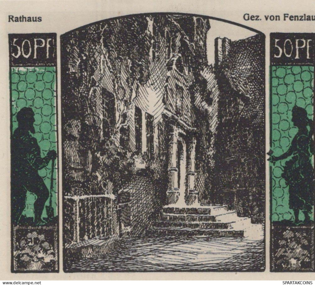 50 PFENNIG 1922 Stadt QUEDLINBURG Saxony UNC DEUTSCHLAND Notgeld Banknote #PB832 - [11] Local Banknote Issues