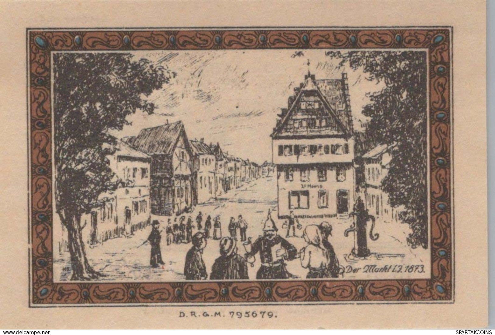 50 PFENNIG 1922 Stadt BRÜHL IM RHEINLAND Rhine UNC DEUTSCHLAND Notgeld #PA315 - [11] Local Banknote Issues