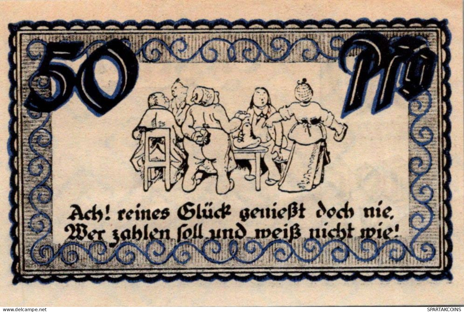 50 PFENNIG 1921 Stadt STOLZENAU Hanover DEUTSCHLAND Notgeld Banknote #PG176 - [11] Lokale Uitgaven