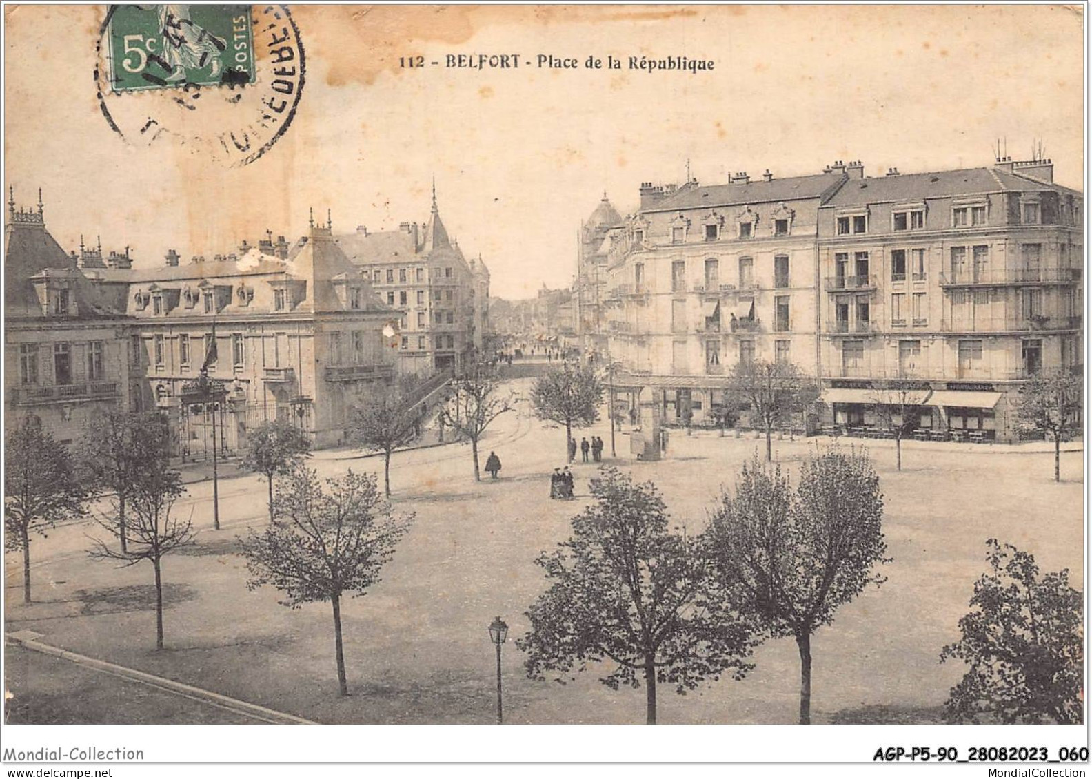 AGPP5-0493-90 - BELFORT-VILLE - Place De La République  - Belfort - City