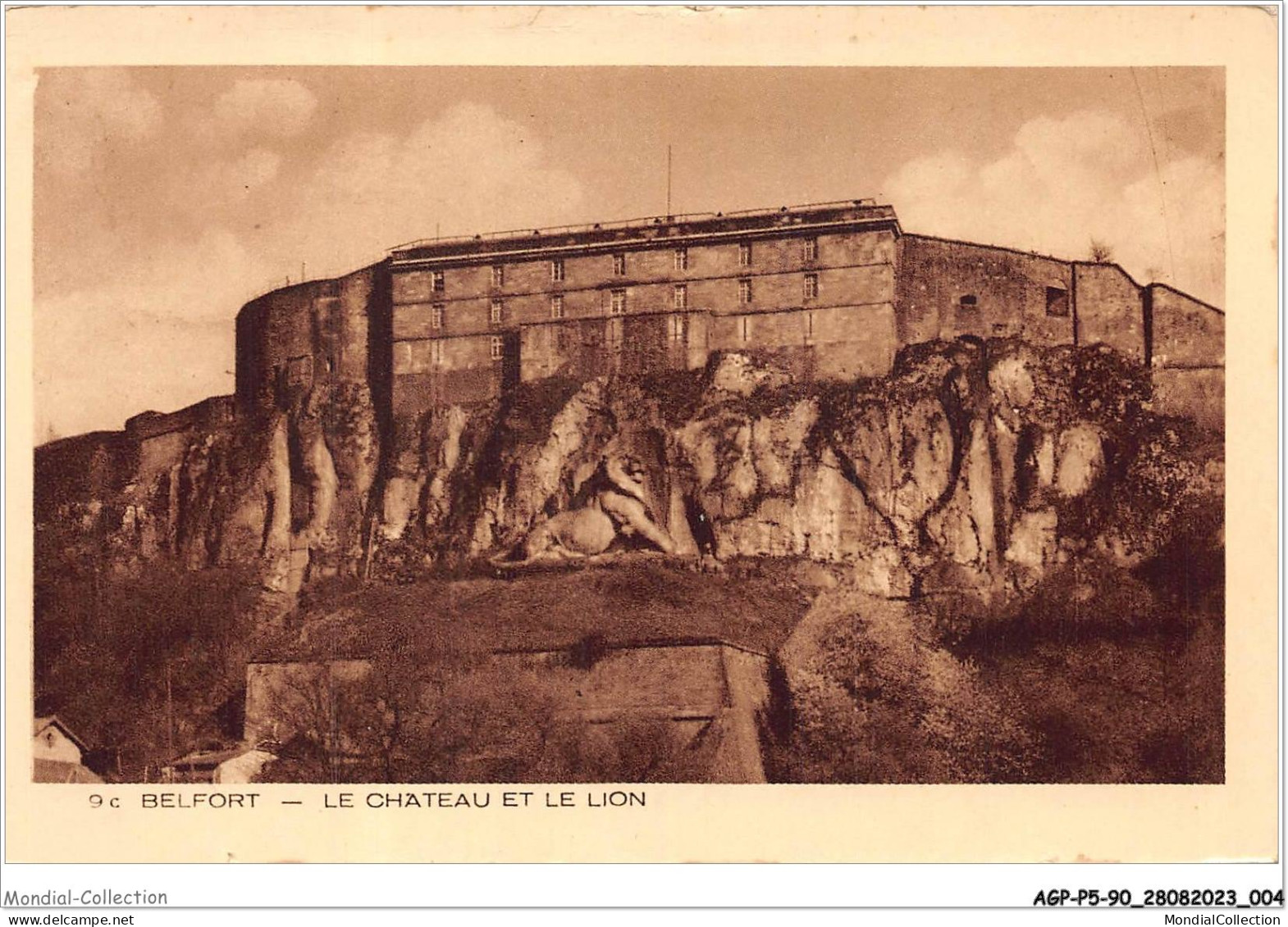 AGPP5-0465-90 - BELFORT-LE-LION - Le Chateau Et Le Lion  - Belfort – Le Lion