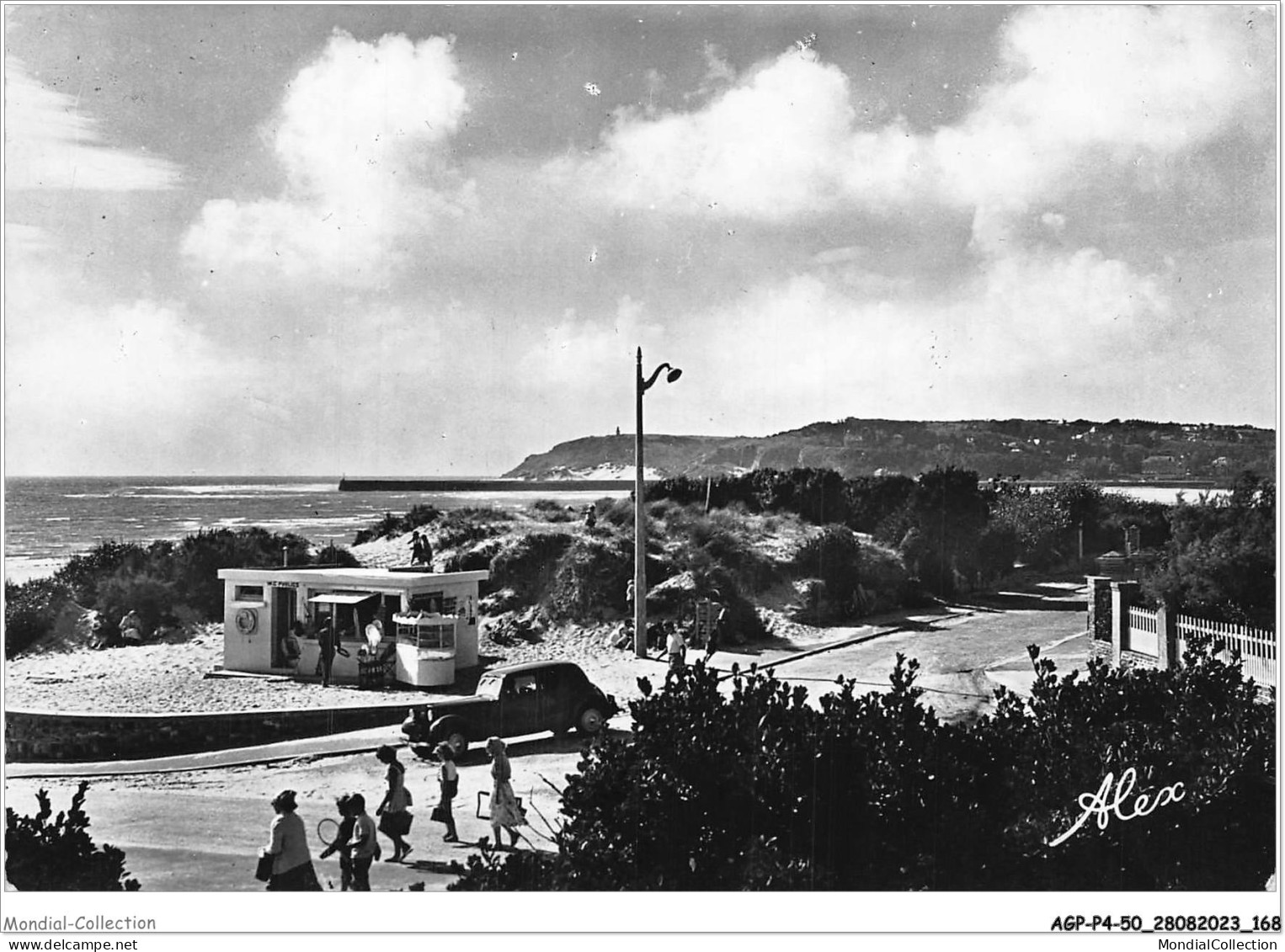 AGPP4-0408-50 - BARNEVILLE-SUR-MER - La Plage - Entrée De La Rampe  - Barneville