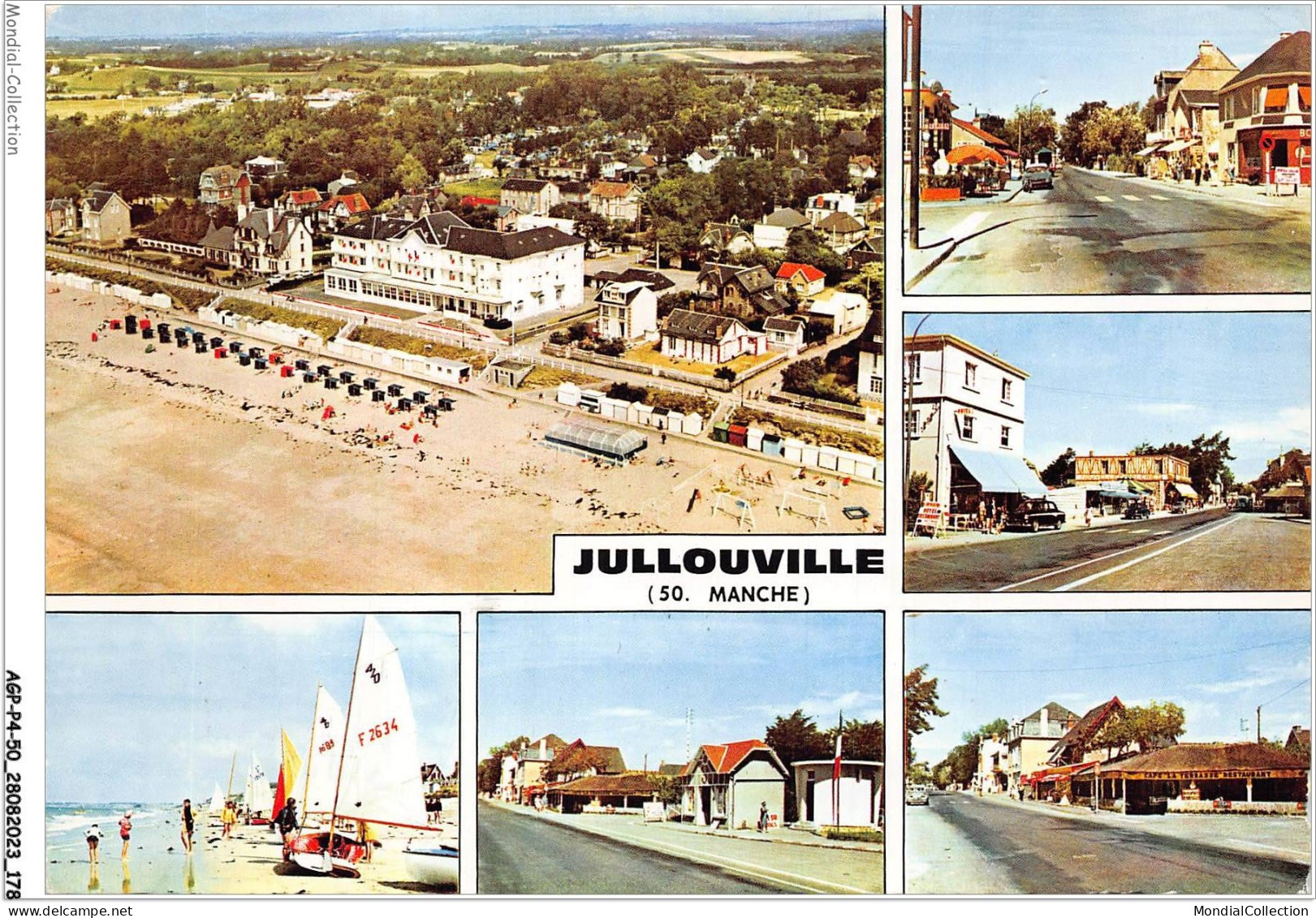 AGPP4-0413-50 - JULLOUVILLE - Rues, Vue Aérienne, Plage  - Sonstige & Ohne Zuordnung