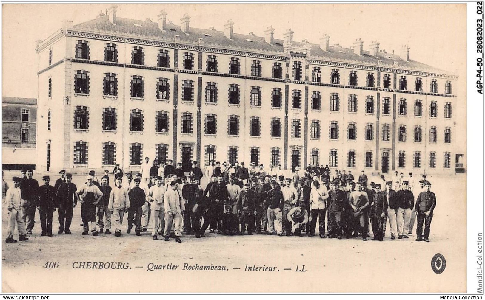 AGPP4-0335-50 - CHERBOURG - Quartier Rochambeau - Intérieur  - Cherbourg