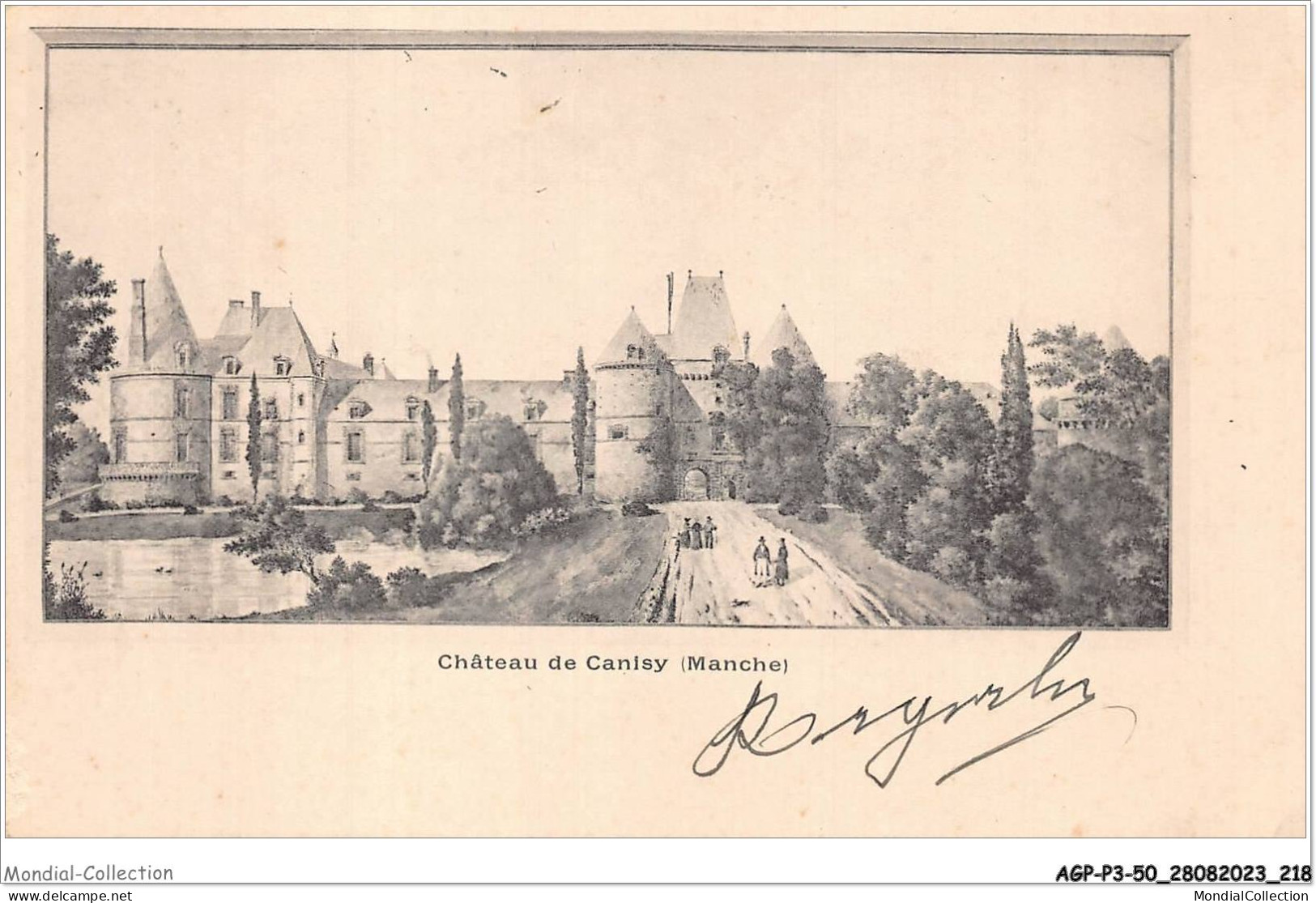 AGPP3-0322-50 - CANISY - Chateau De Canisy  - Sonstige & Ohne Zuordnung