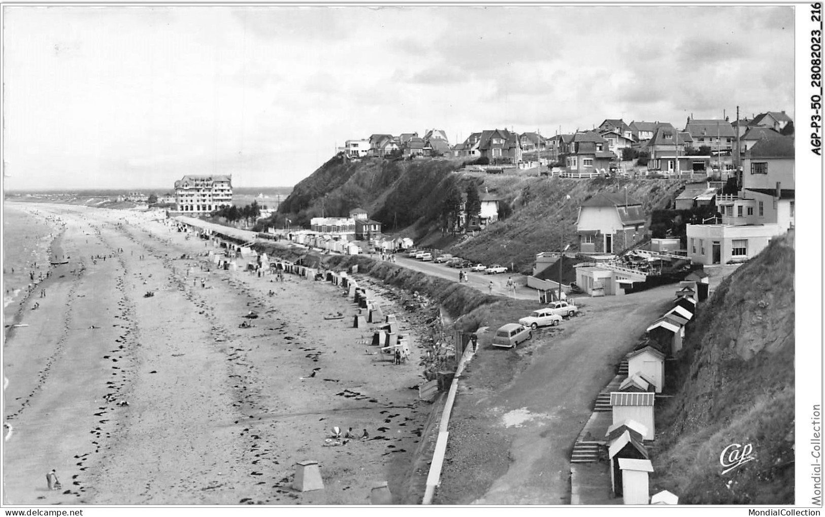 AGPP3-0321-50 - DONVILLE-LES-BAINS - La Plage Et La Descente  - Andere & Zonder Classificatie