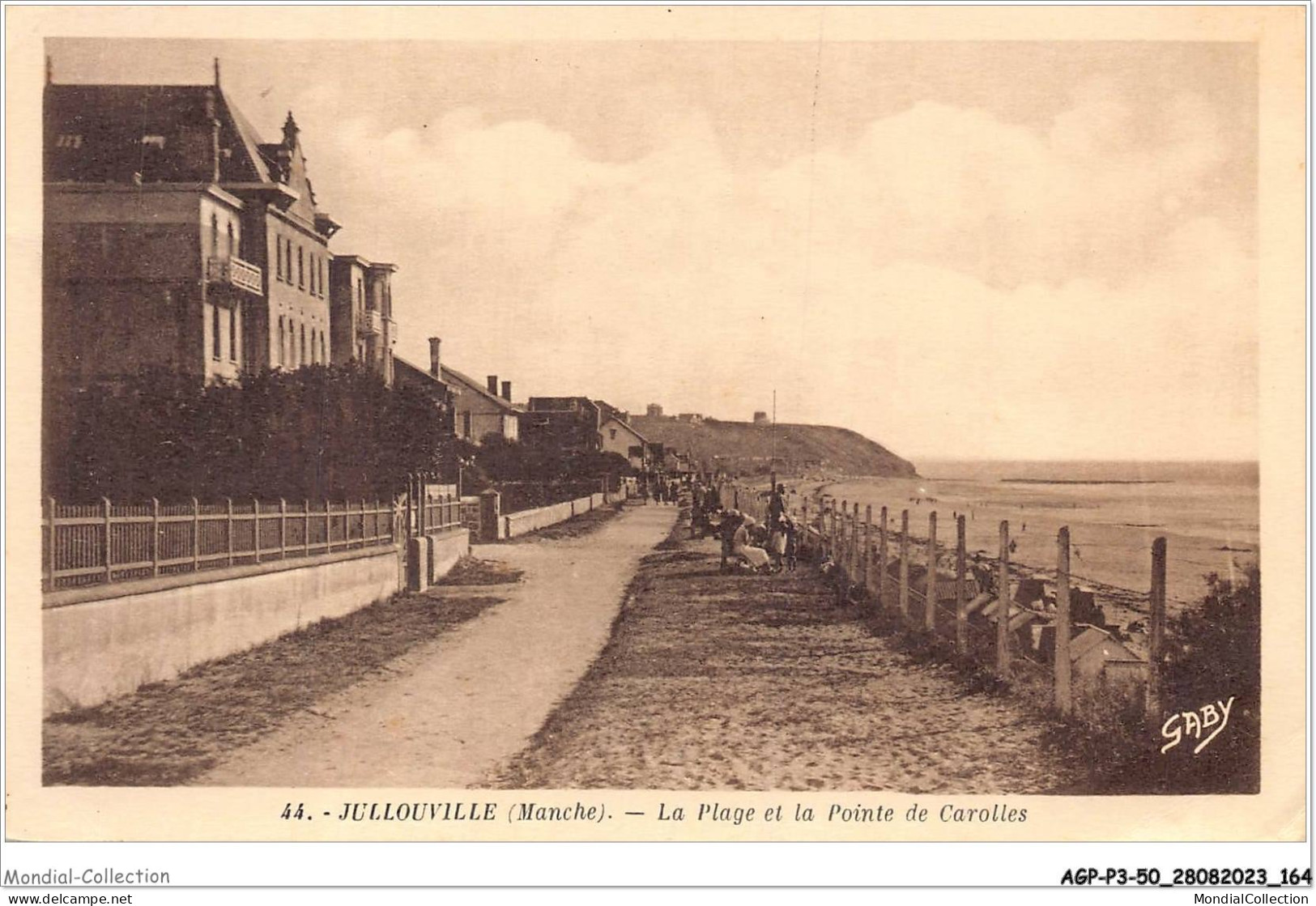 AGPP3-0295-50 - JULLOUVILLE - La Plage Et La Pointe De Carolles  - Autres & Non Classés