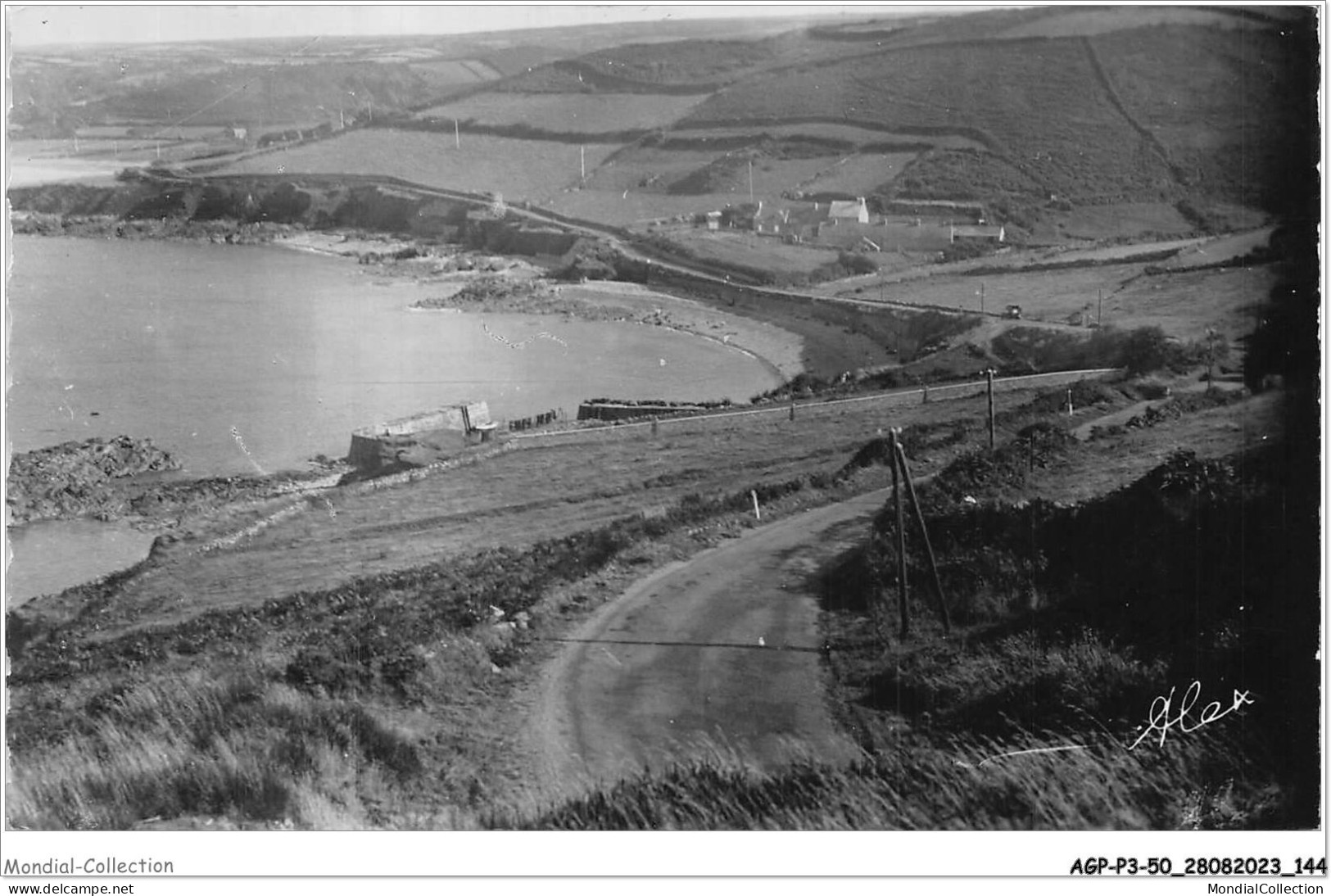 AGPP3-0285-50 - LA-HAGUE - La Route En Corniche De Saint-Germain-des-Vaux  - Sonstige & Ohne Zuordnung