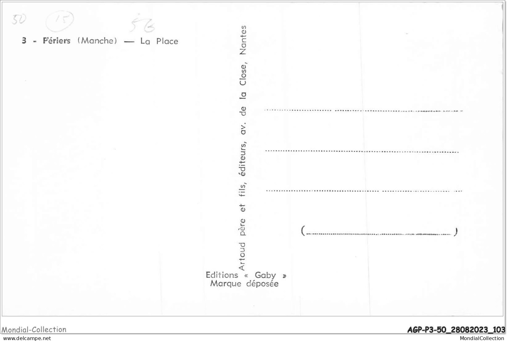 AGPP3-0264-50 - FERIERS - La Place  - Other & Unclassified