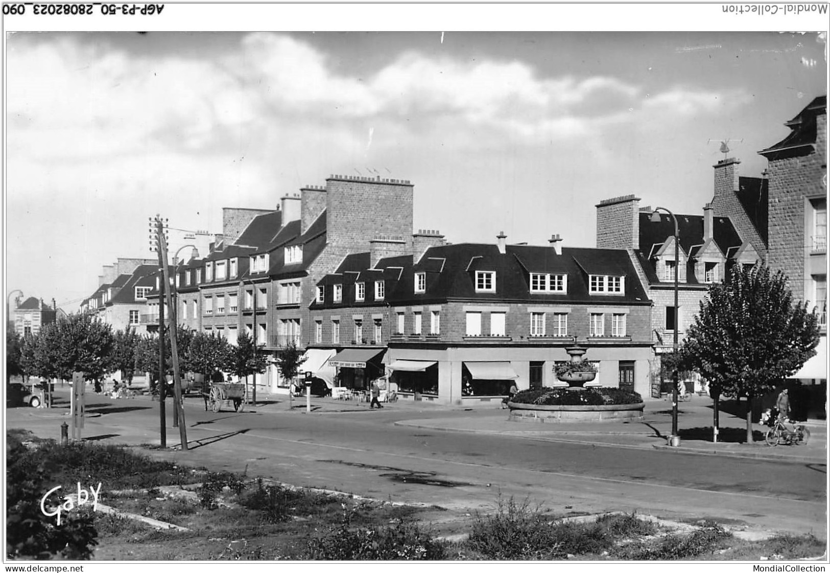 AGPP3-0258-50 - ST-HILAIRE-DU-HARCOUET - Place Du Bassin  - Saint Hilaire Du Harcouet