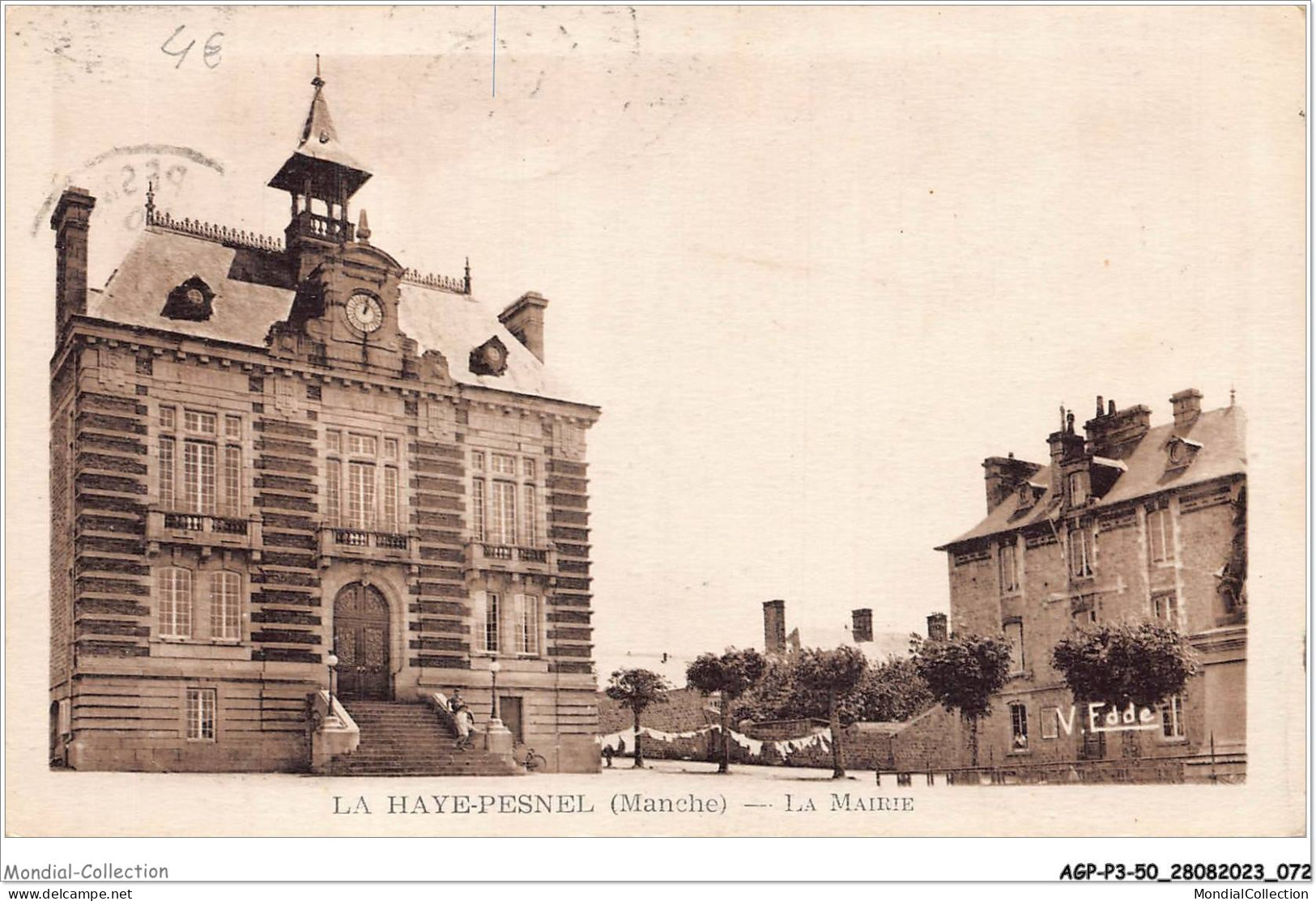 AGPP3-0249-50 - HAYE-PESNEL - La Mairie  - Autres & Non Classés