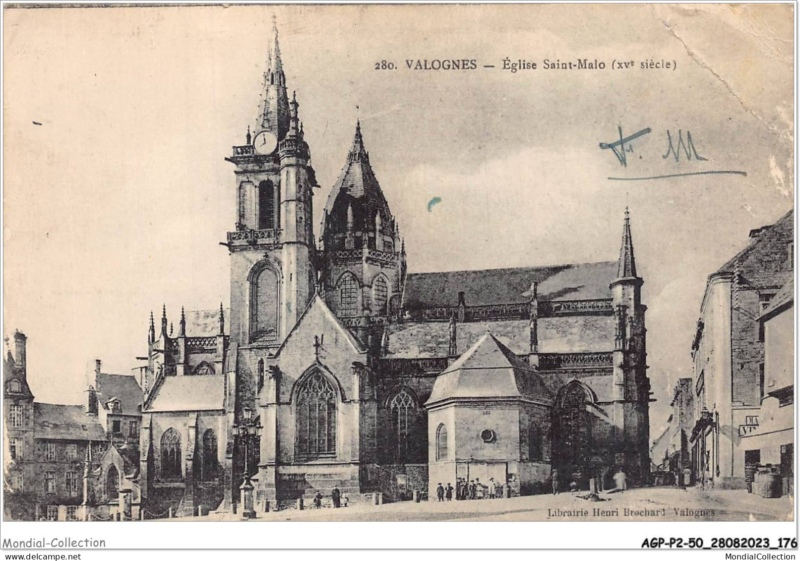 AGPP2-0209-50 - VALOGNES - L'église Saint-Malo  - Valognes