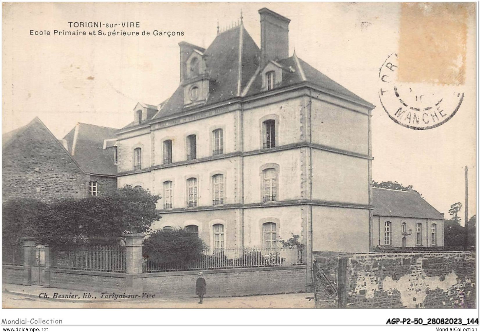 AGPP2-0193-50 - TORIGNI-SUR-VIRE - Ecole Primaire Et Supérieur De Garcons  - Sonstige & Ohne Zuordnung