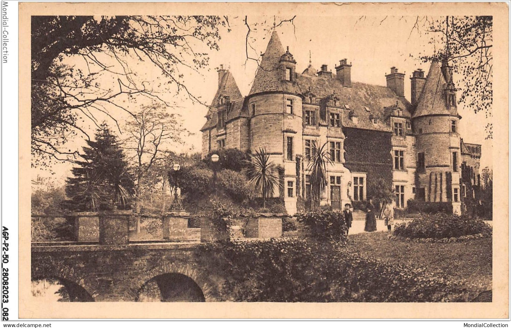 AGPP2-0162-50 - CHERBOURG - Tourlaville - Chateau Historique  - Cherbourg