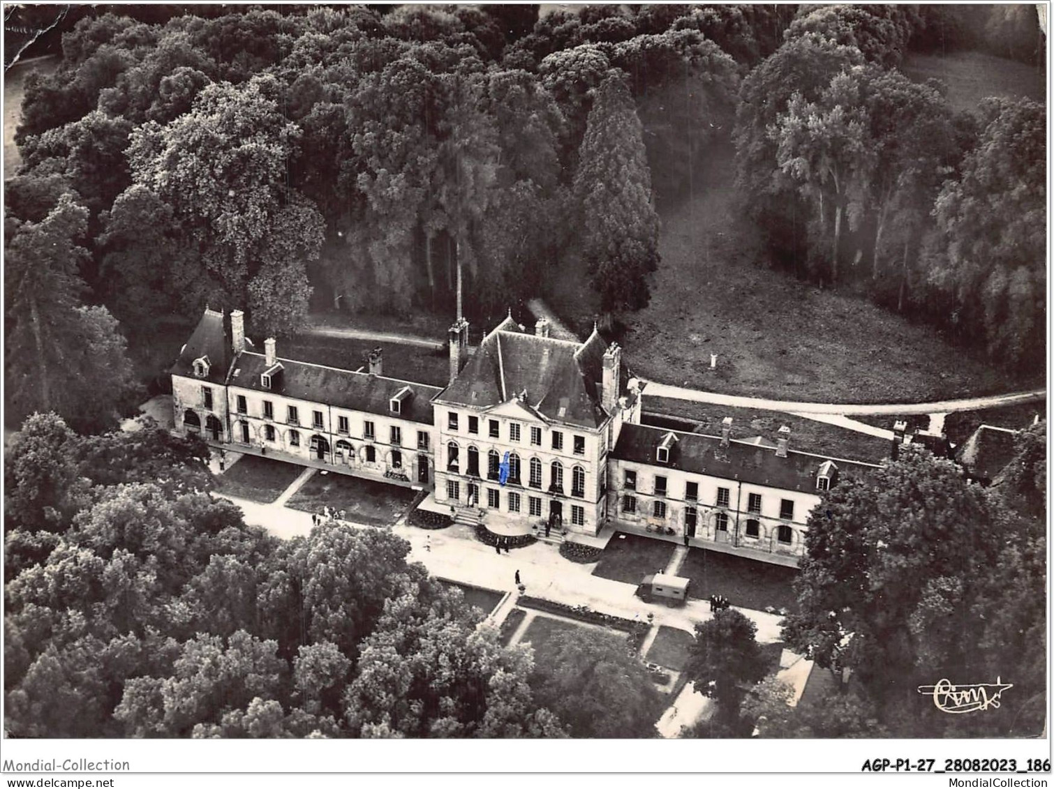 AGPP1-0094-27 - NOYERS - Vue Aérienne Du Chateau De Noyers - Maison De Repos De La Sécurité Sociale   - Sonstige & Ohne Zuordnung