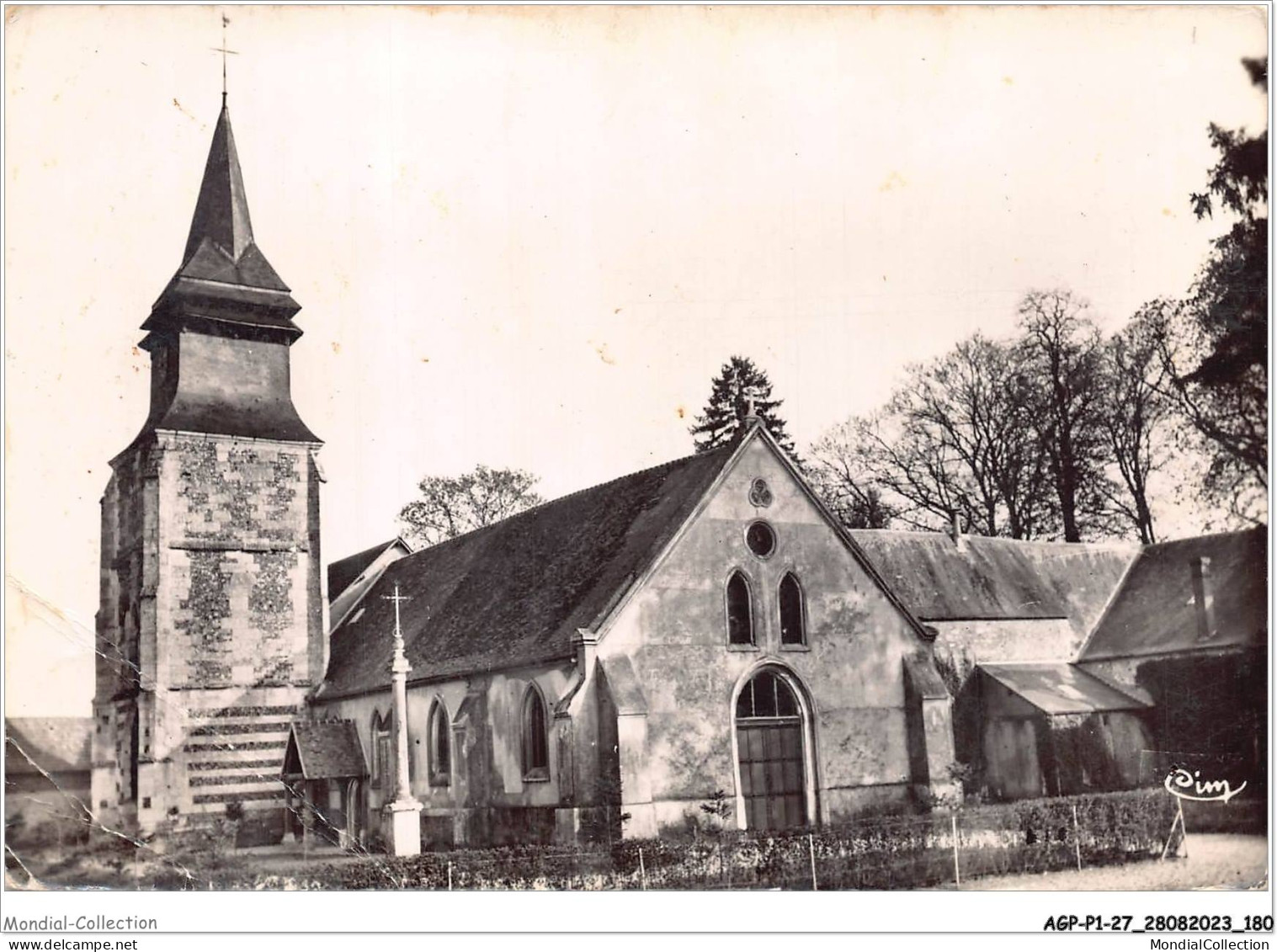 AGPP1-0091-27 - LA-CROIX-ST-LEUFROY - L'église  - Sonstige & Ohne Zuordnung