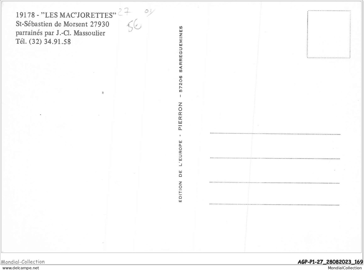 AGPP1-0085-27 - ST-DEBASTIEN-DE-MORSENT - Les Mac'Jorettes  - Sonstige & Ohne Zuordnung