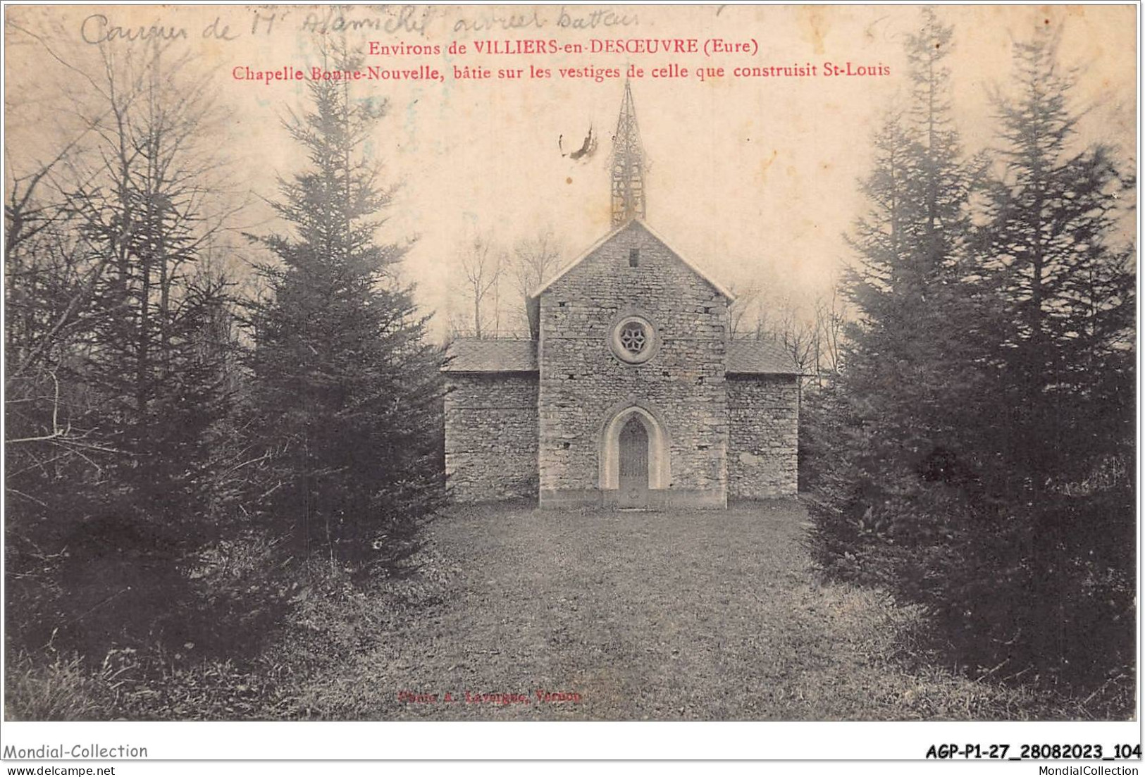 AGPP1-0053-27 - VILLIERS-EN-DESOEUVRE - Chapelle Bonne-nouvelle - Other & Unclassified