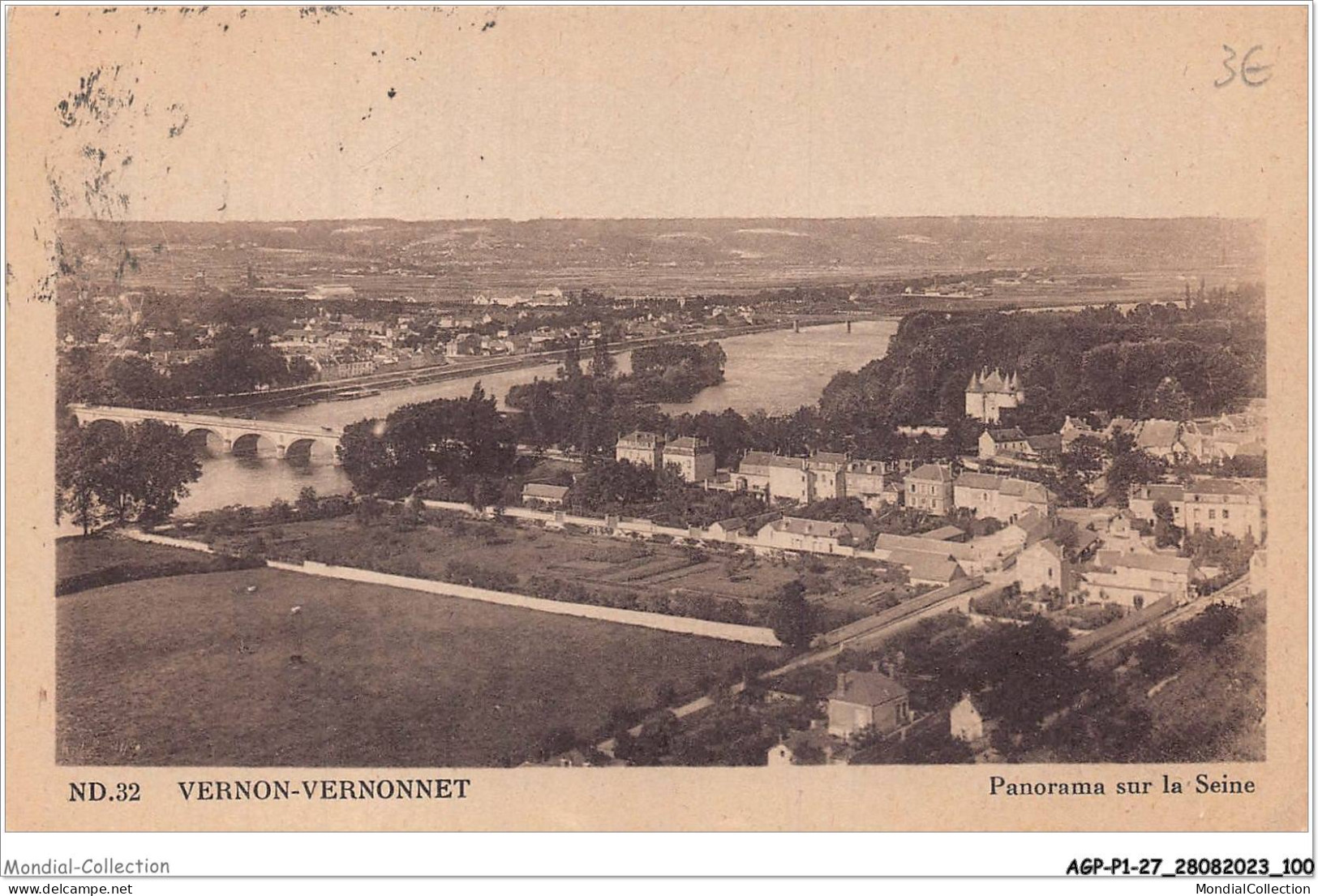 AGPP1-0051-27 - VERNON - Vernonnet - Panorama Sur La Seine  - Vernon