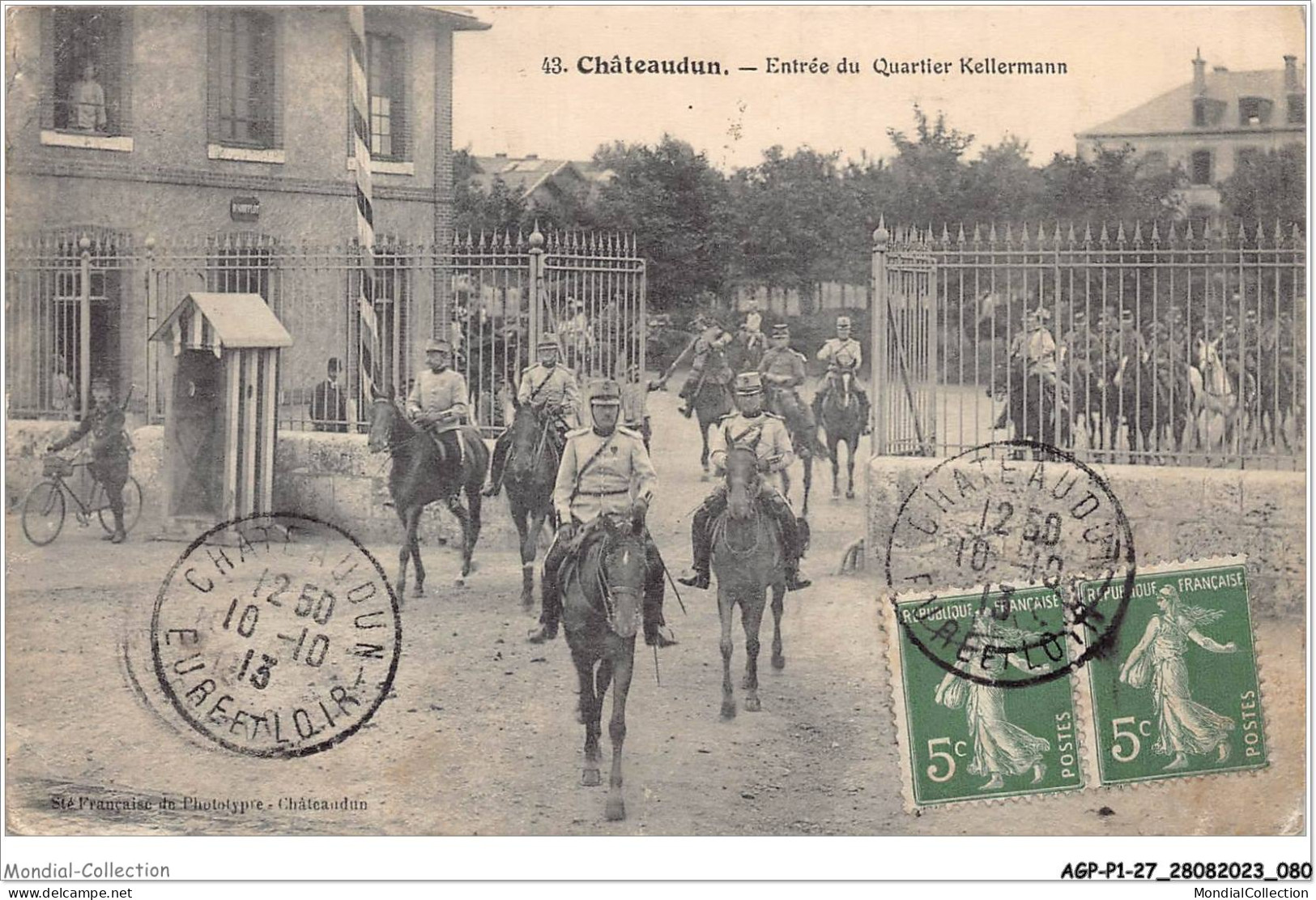 AGPP1-0041-27 - CHATEAUDUN - Entrée Du Quartier Kellermann - Other & Unclassified