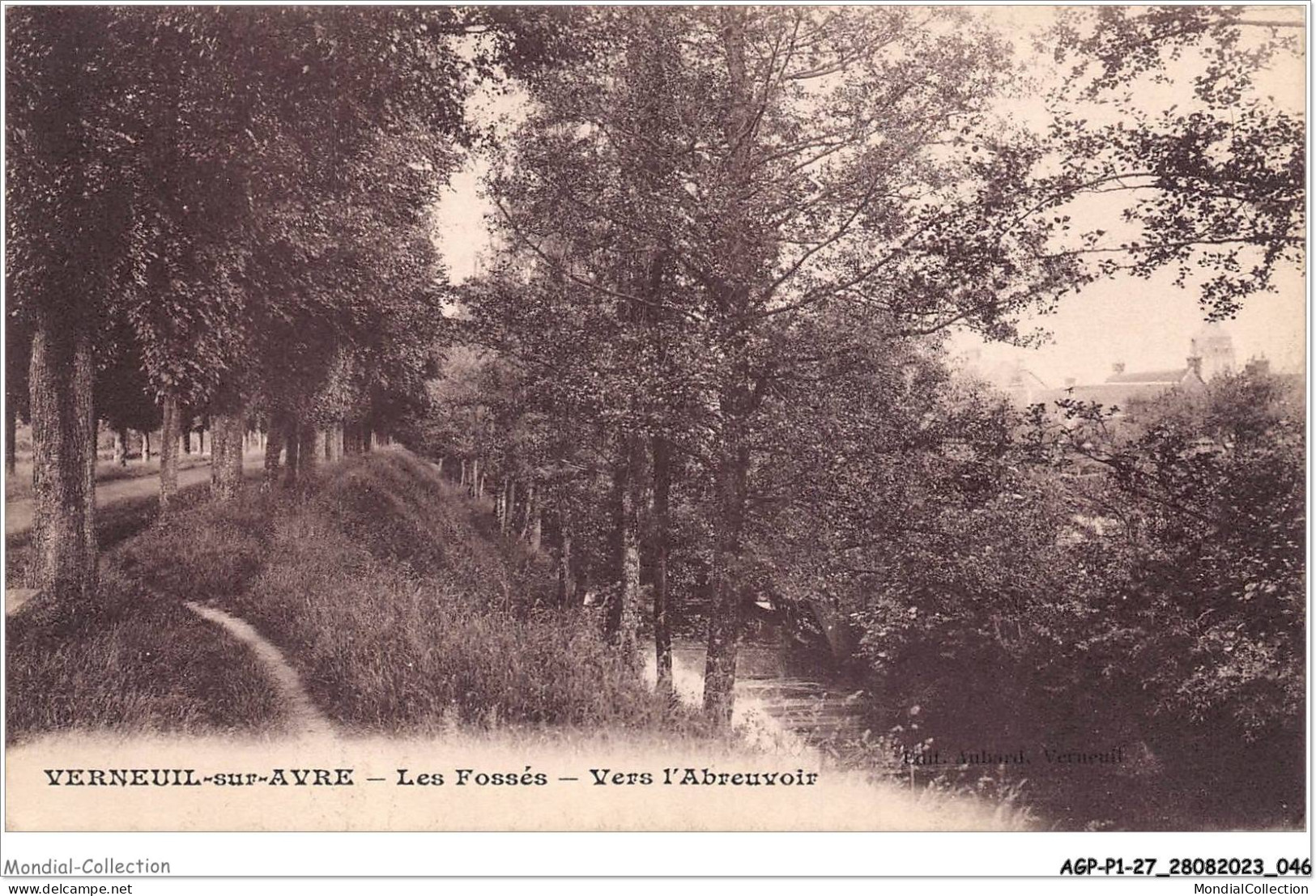 AGPP1-0024-27 - VERNEUIL-SUR-AVRE - Les Fossées - Vers L'abreuvoir  - Verneuil-sur-Avre