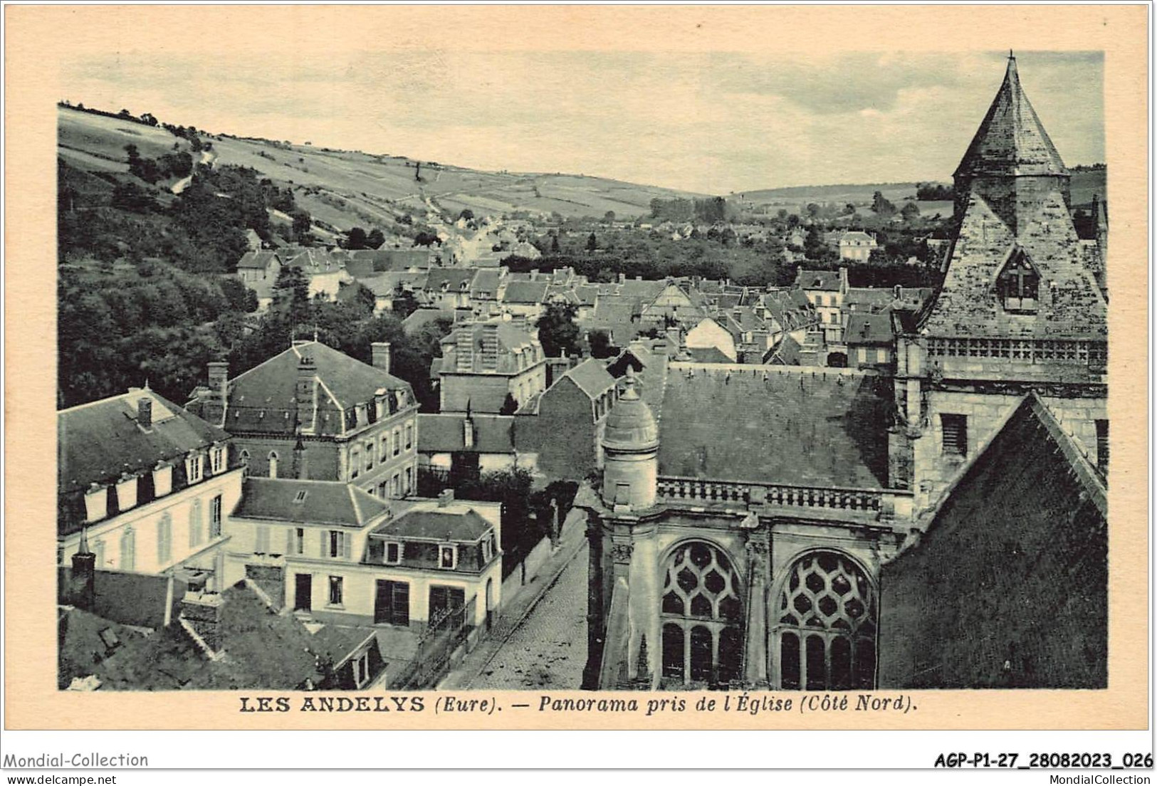 AGPP1-0014-27 - LES-ANDELYS - Panorama Pris De L'eglise  - Les Andelys