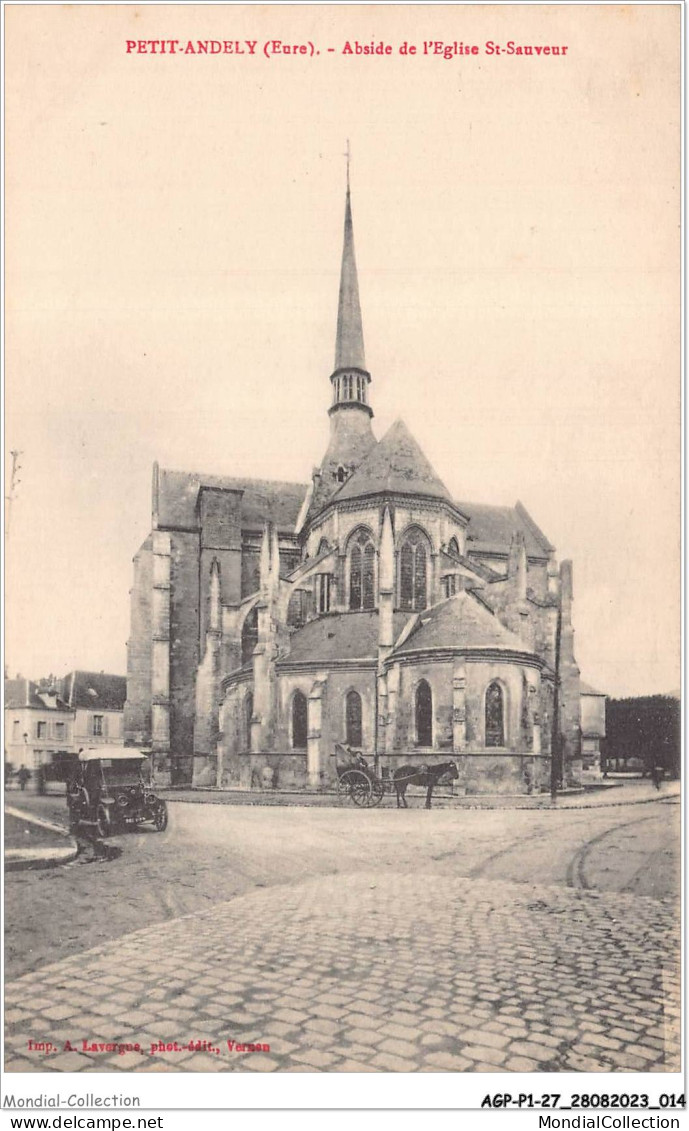 AGPP1-0010-27 - LES-ANDELYS - Petit-andely - Abside De L'eglise St-Sauveur  - Les Andelys