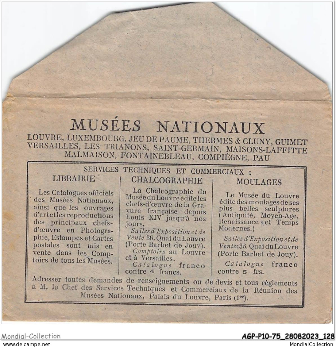 AGPP10-0879-75 - MUSEE - Musée Nationaux  - Museen