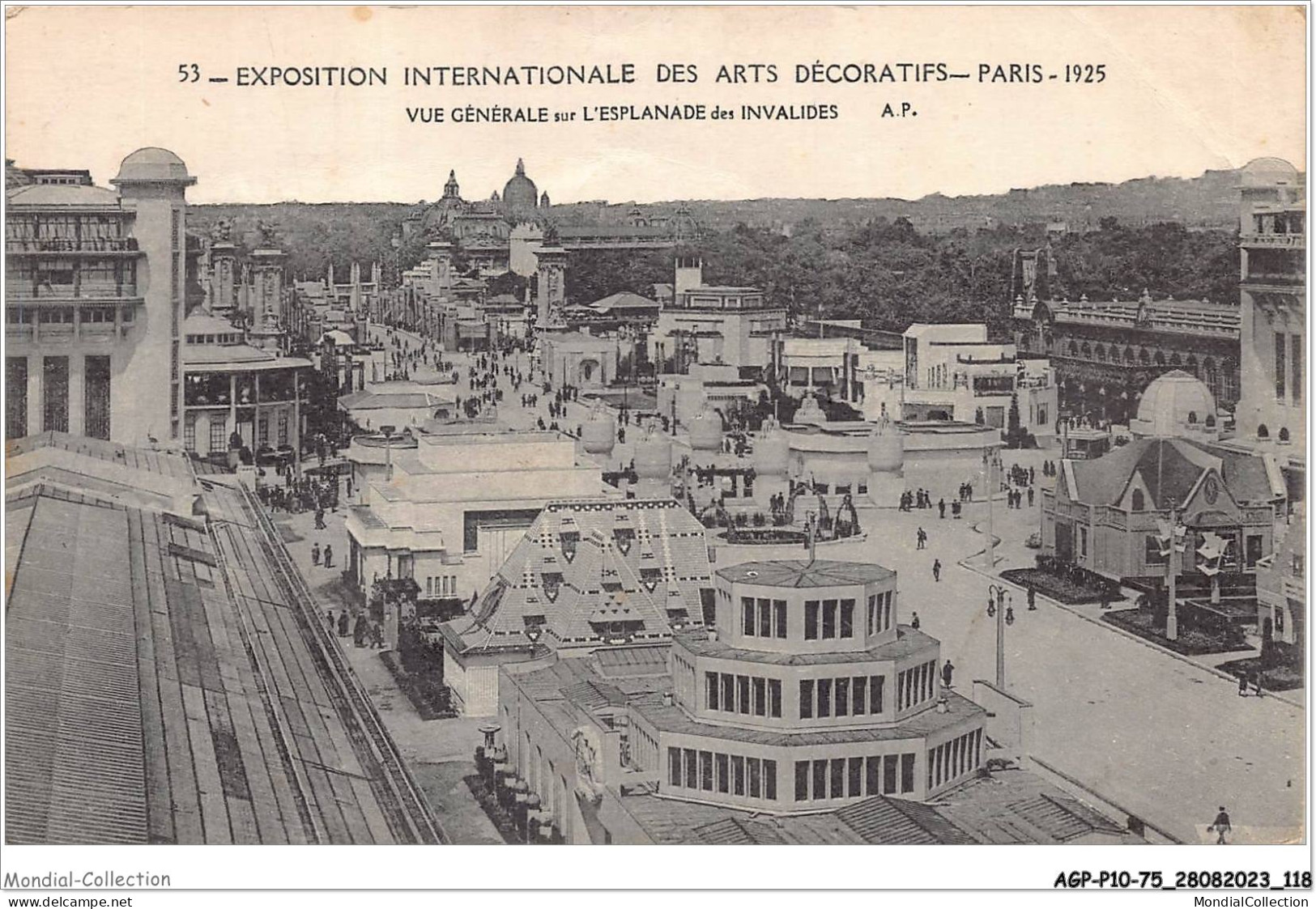 AGPP10-0874-75 - EXPOSITION - Vue Générale Sur  L'esplanade Des Invalides  - Expositions