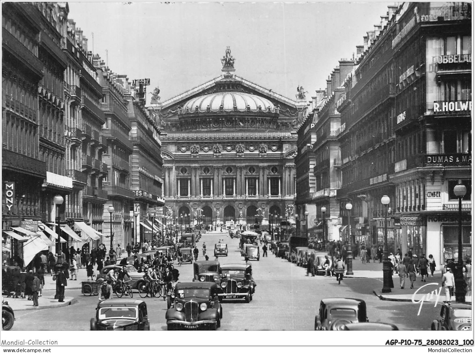 AGPP10-0861-75 - PARIS - L'avenue Et Le Théatre De L'opéra  - Squares