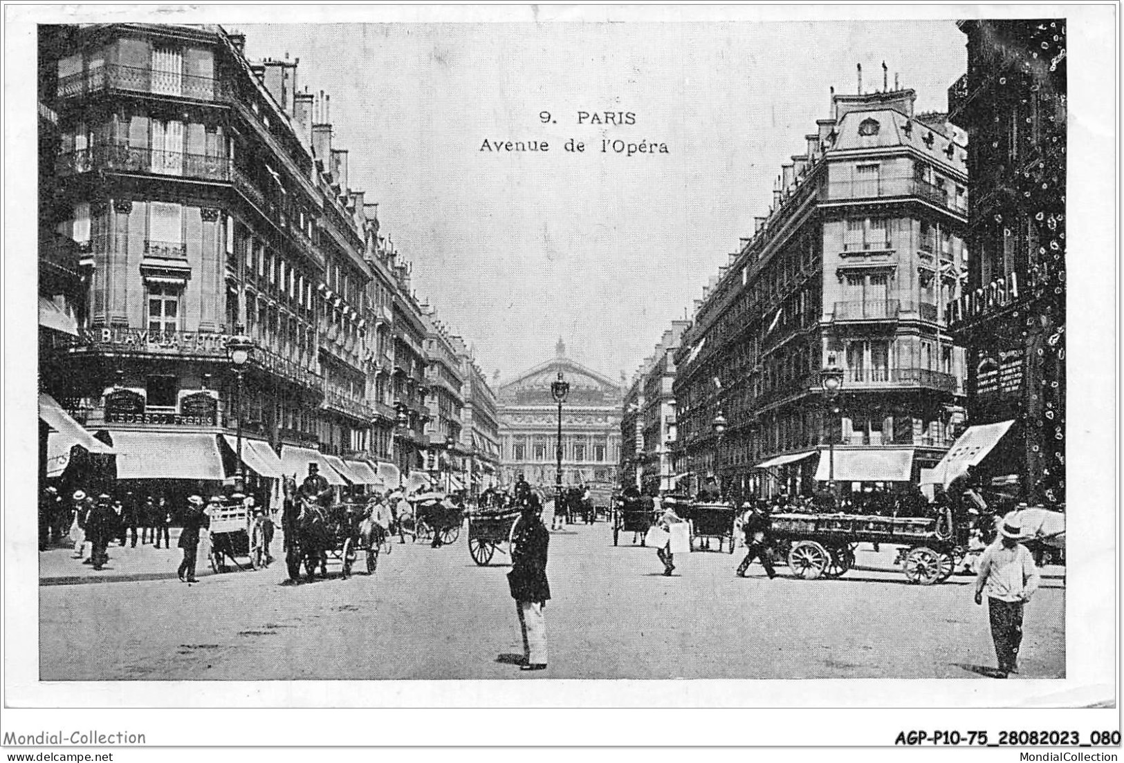 AGPP10-0851-75 - PARIS - Avenue De L'opéra  - Plätze