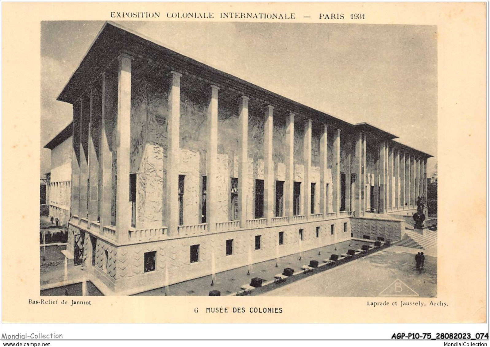 AGPP10-0848-75 - EXPOSITION - Musée Des Colonies  - Expositions