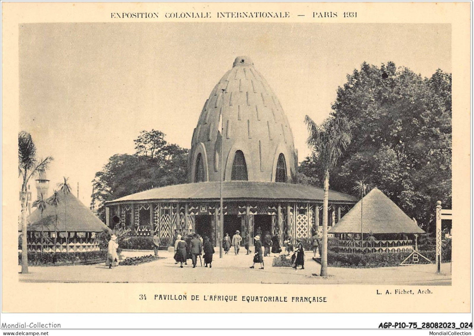 AGPP10-0823-75 - EXPOSITION - Pavillon De L'afrique Equatoriale Francaise  - Expositions