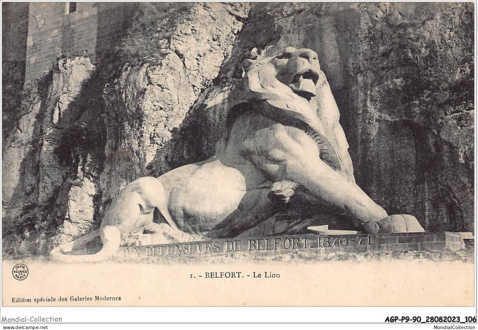 AGPP9-0777-90 - BELFORT-LE-LION - Le Lion - Belfort – Le Lion