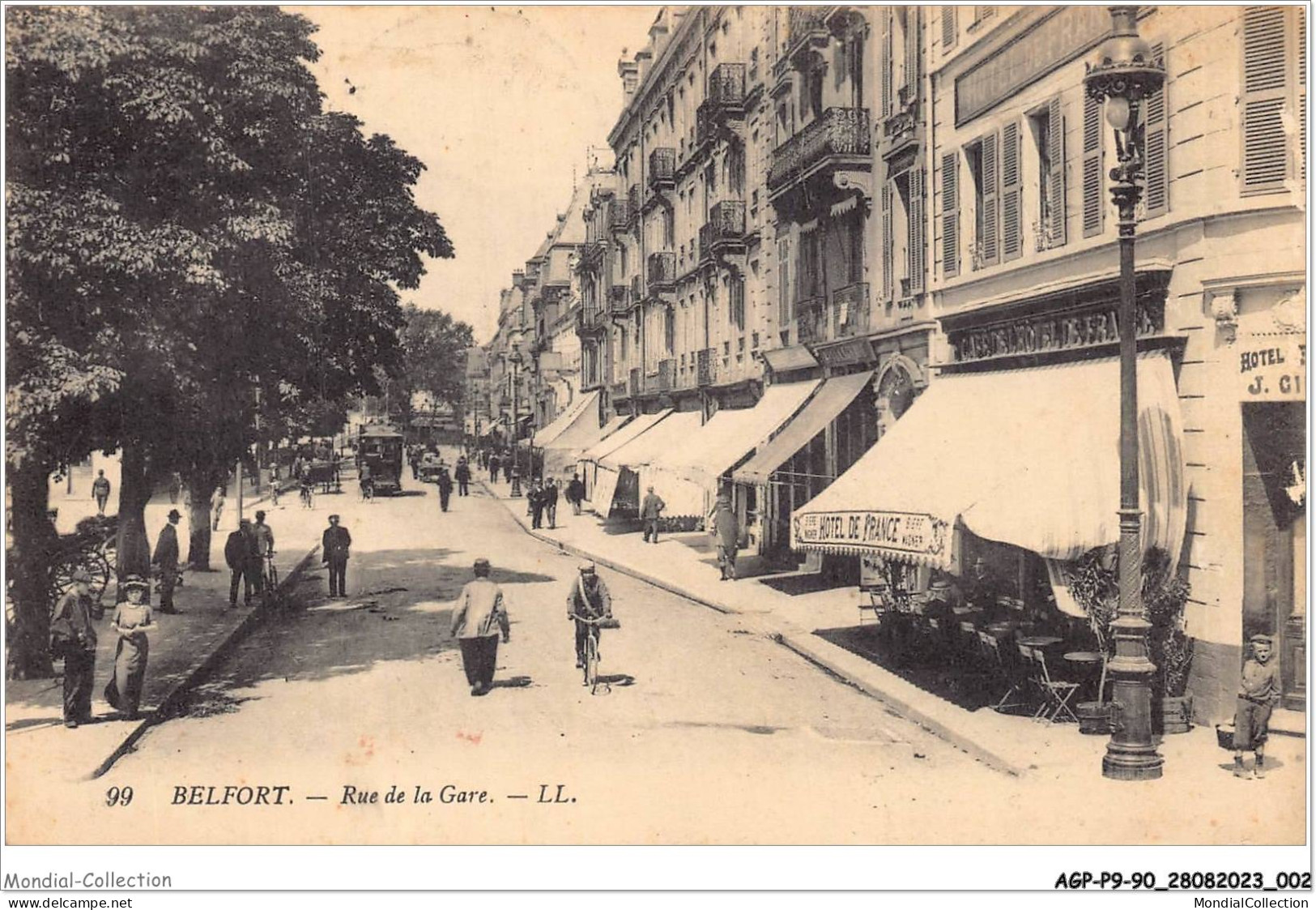 AGPP9-0725-90 - BELFORT-VILLE - Rue De La Gare  - Belfort - Stadt