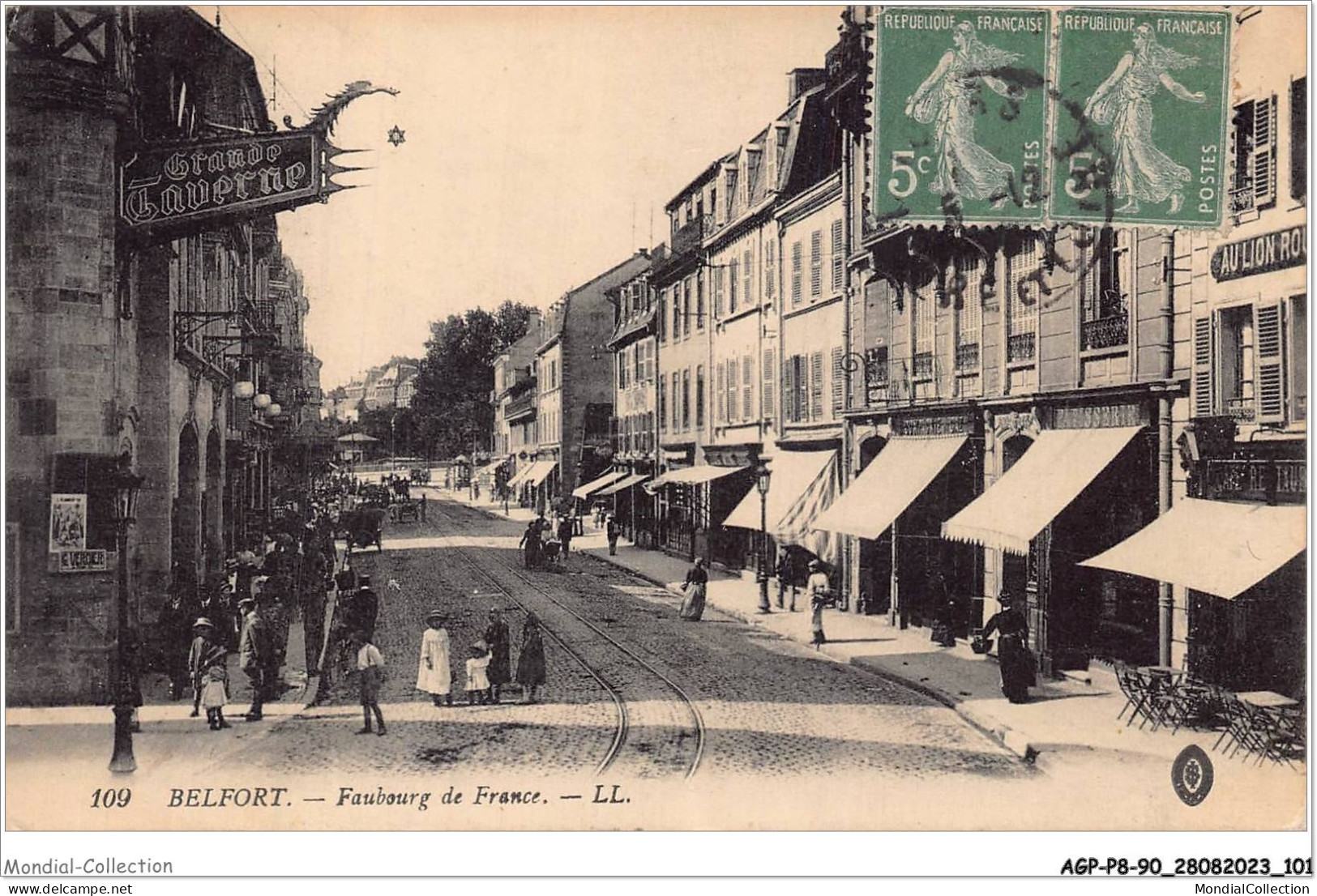 AGPP8-0716-90 - BELFORT-VILLE - Faubourg De France  - Belfort - Ville