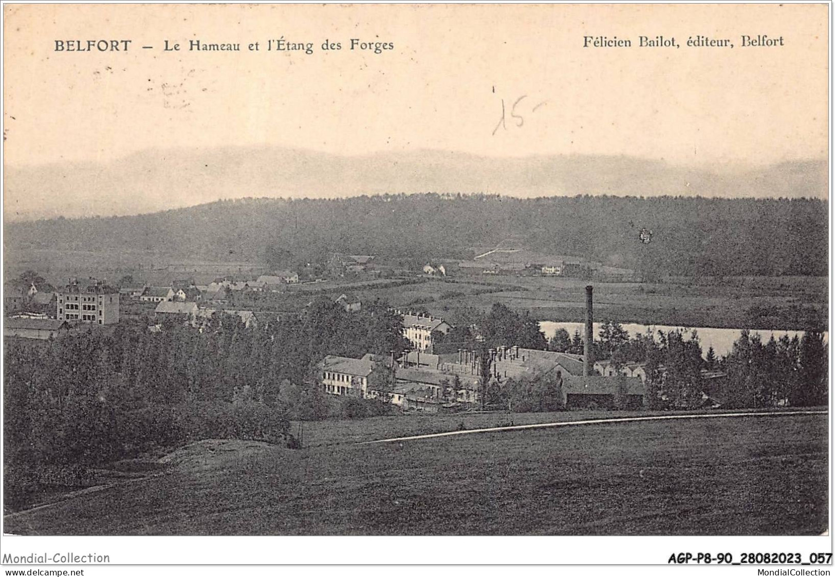 AGPP8-0694-90 - BELFORT - Le Hameau Et L'étang Des Forges  - Belfort - City