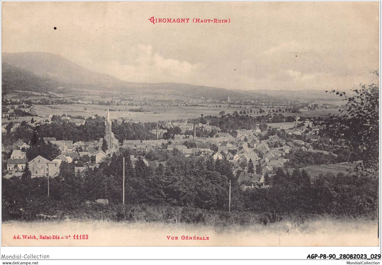 AGPP8-0680-90 - HAUT-RHIN - L'église Saint-christophe Et Le Chateau  - Other & Unclassified