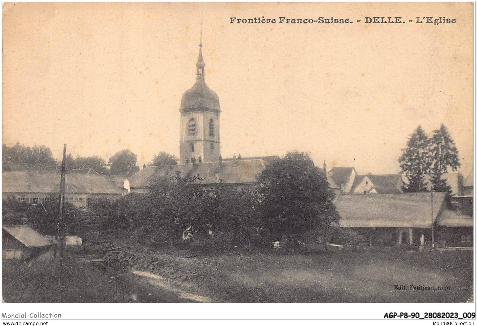 AGPP8-0670-90 - DELLE - L'église  - Delle