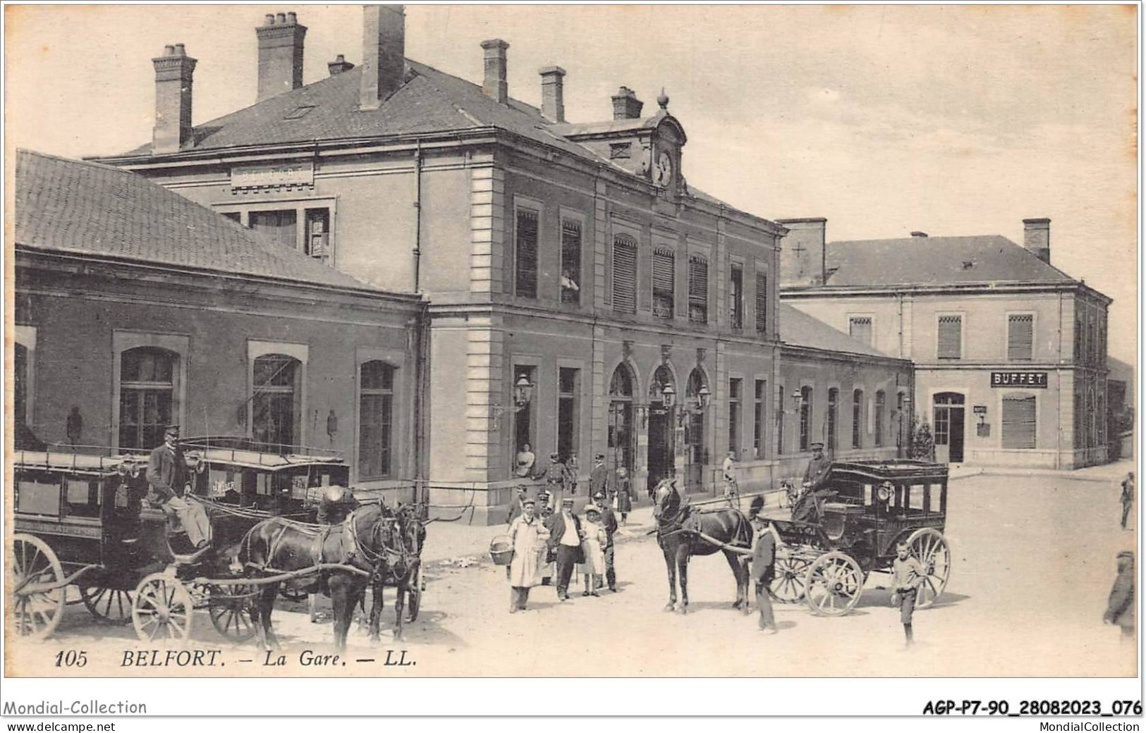 AGPP7-0633-90 - BELFORT-VILLE - La Gare  - Belfort - Ville