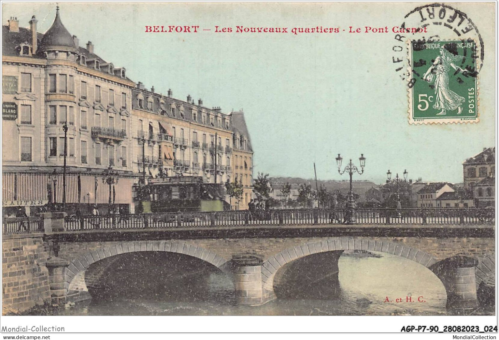 AGPP7-0607-90 - BELFORT-VILLE - Les Nouveaux Quartiers - Le Pont Carnot  - Belfort - Ville