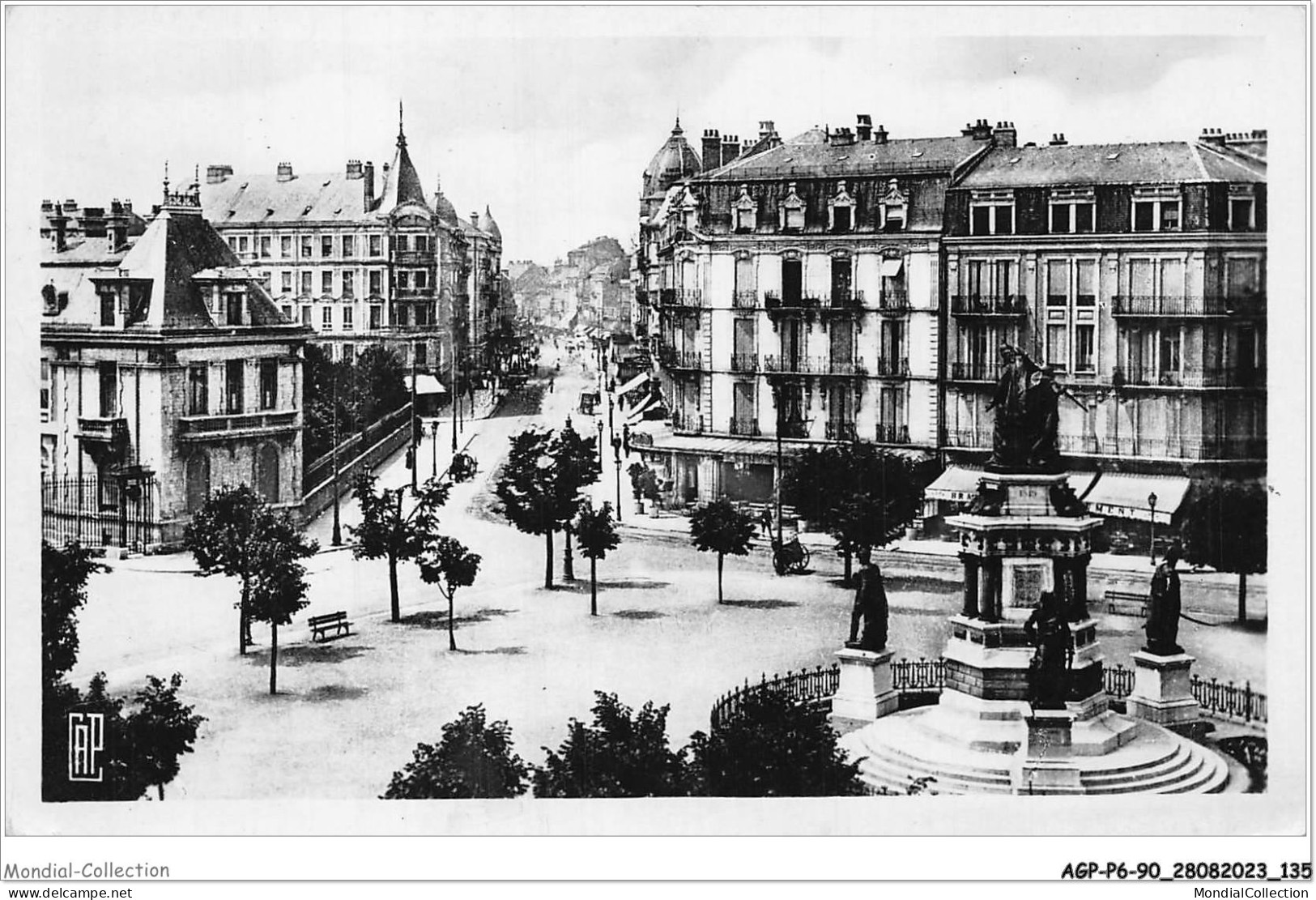 AGPP6-0592-90 - BELFORT-VILLE - Place De La République Et Le Boulevard Carnot  - Belfort - Stadt