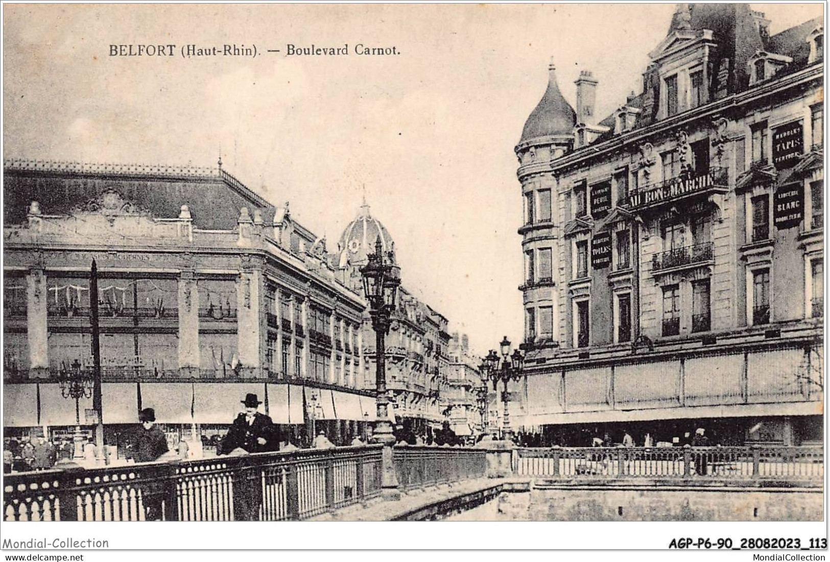 AGPP6-0582-90 - BELFORT-VILLE - Boulevard Carnot  - Belfort - Stad