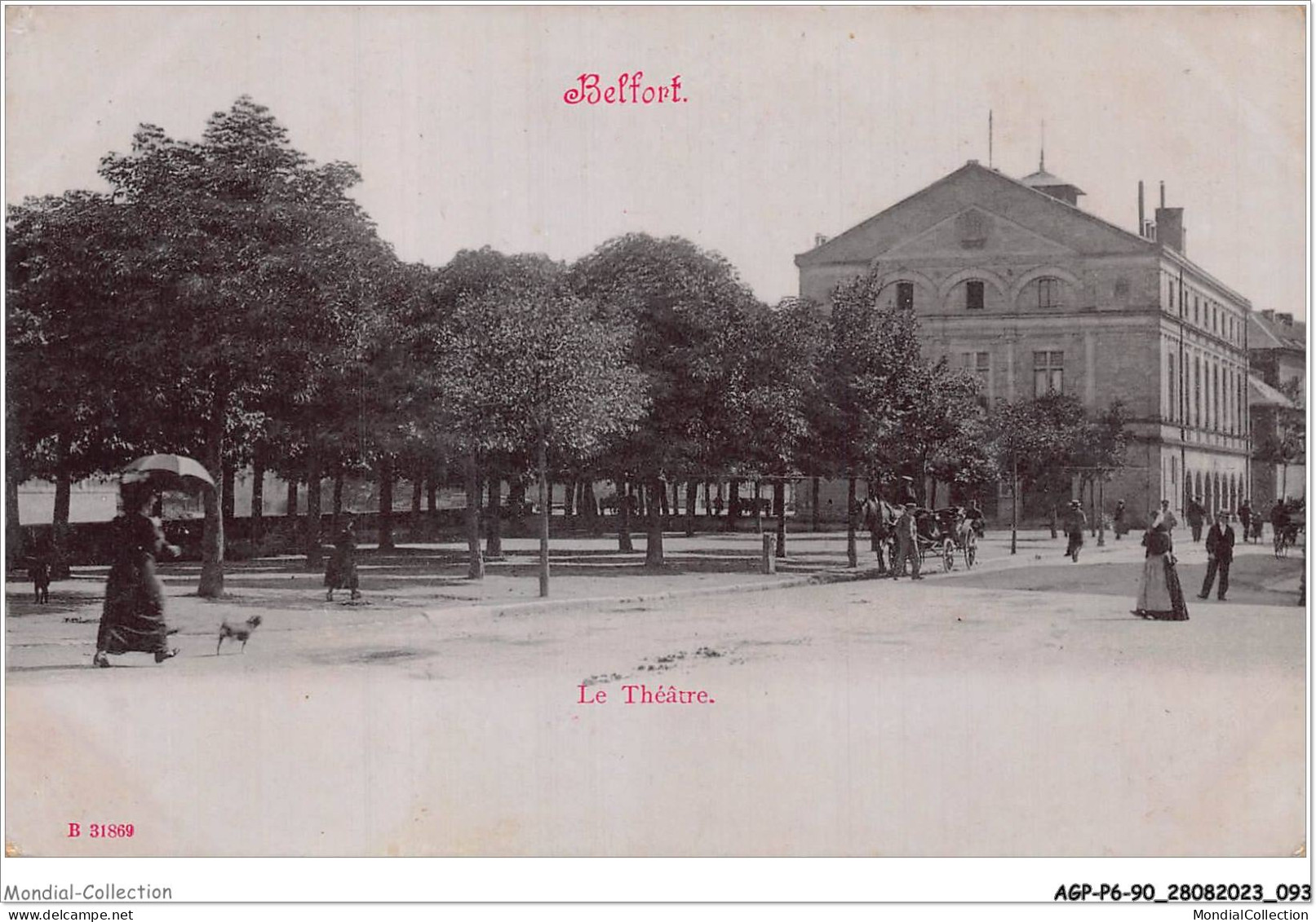 AGPP6-0572-90 - BELFORT-VILLE - Le Théatre  - Belfort - Stadt