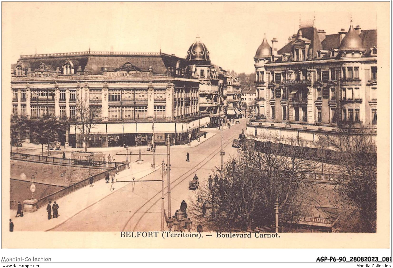 AGPP6-0566-90 - BELFORT-VILLE - Boulevard Carnot  - Belfort - Ville