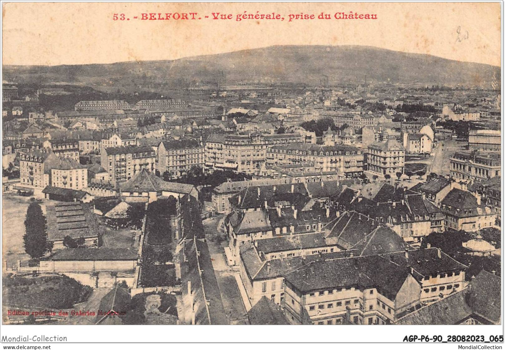 AGPP6-0558-90 - BELFORT-VILLE - Vue Générale Prise Du Chateau - Belfort - City