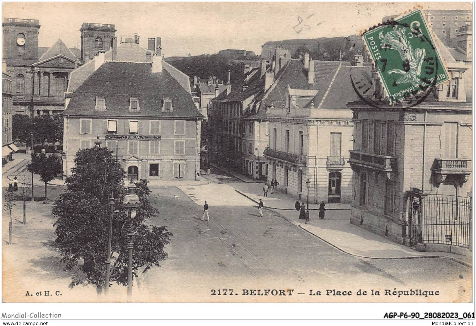 AGPP6-0556-90 - BELFORT-VILLE - La Place De La République  - Belfort - Città