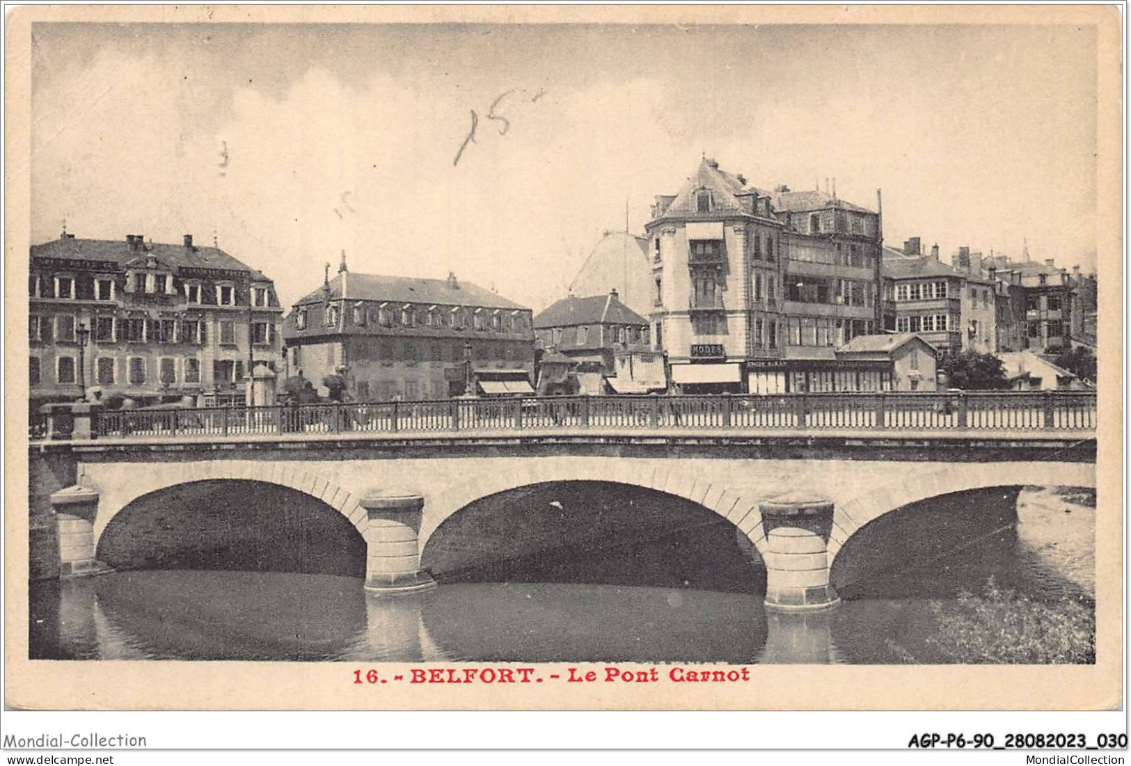 AGPP6-0540-90 - BELFORT-VILLE - Le Pont Carnot  - Belfort - Ville