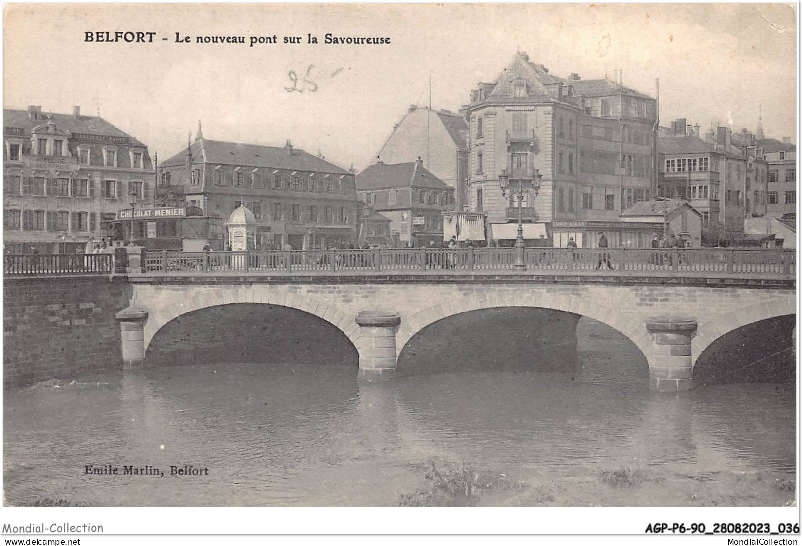AGPP6-0543-90 - BELFORT-VILLE - Le Nouveau Pont Sur La Savoureuse  - Belfort - Stad