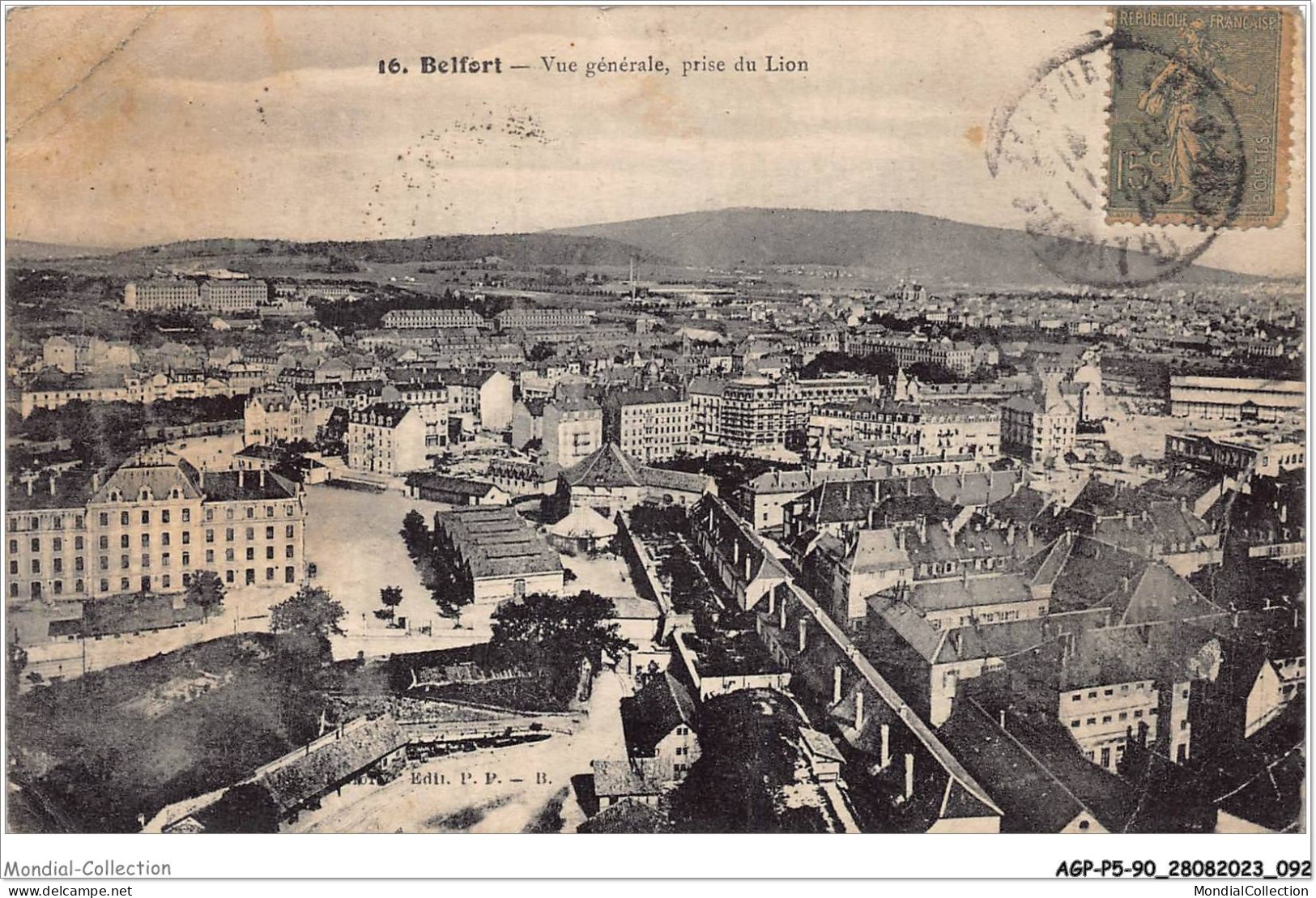 AGPP5-0509-90 - BELFORT-LE-LION - Vue Générale Prise Du Lion - Belfort – Le Lion